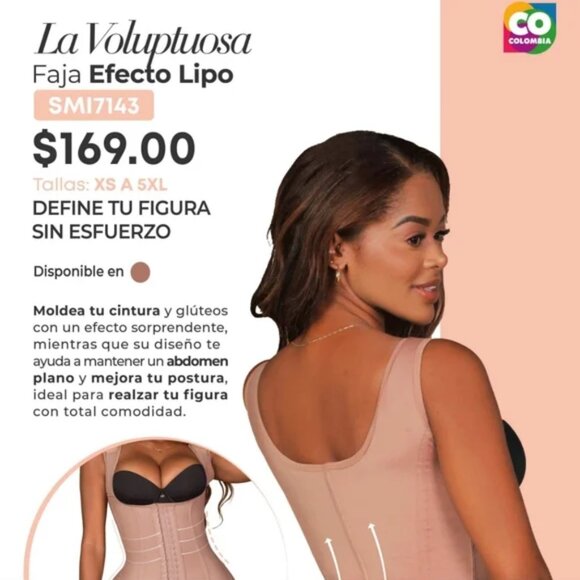 Fajas Colombianas Reductoras Best Full Body Shaper For Women Stagmi $175 NEW! - Picture 12 of 17